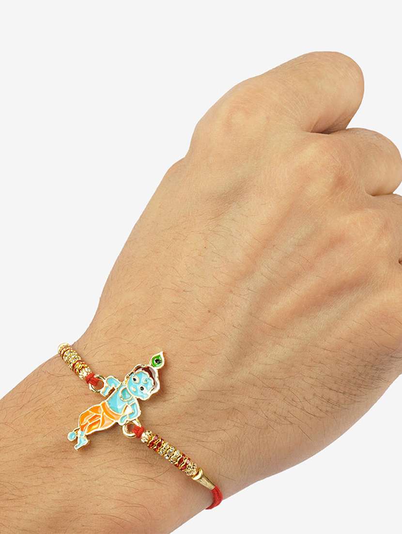 multicolor cotton mauli rakhi - 20172662 -  Standard Image - 4