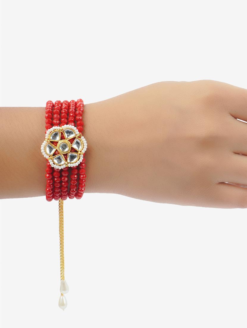 pack of 2 cotton mauli rakhi set - 20172729 - Standard Image - 4