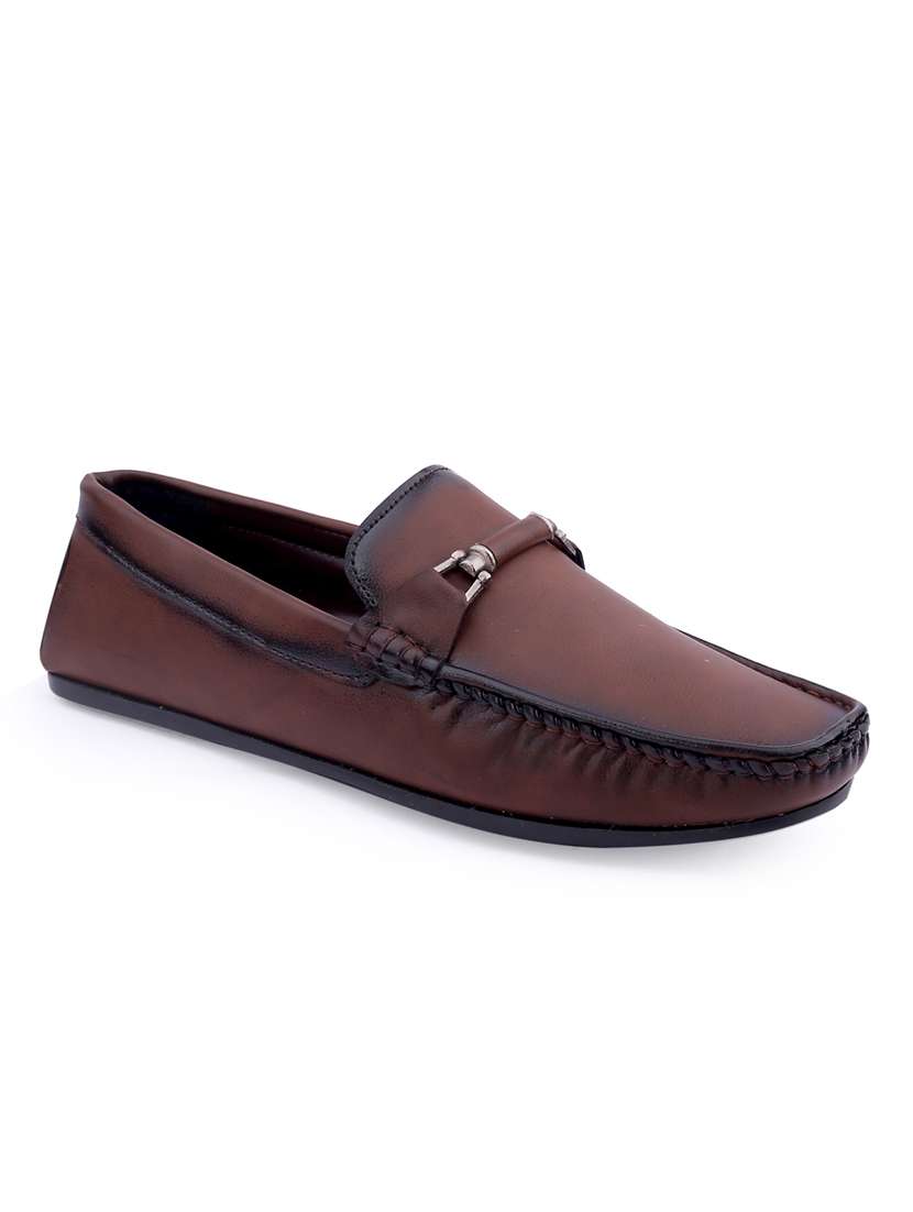 men slip on horsebit loafers