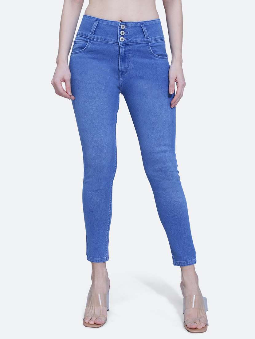women's plain slim fit jeans