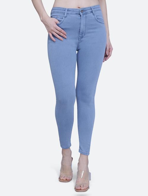women's plain skinny fit jeans - 20173621 -  Standard Image - 0