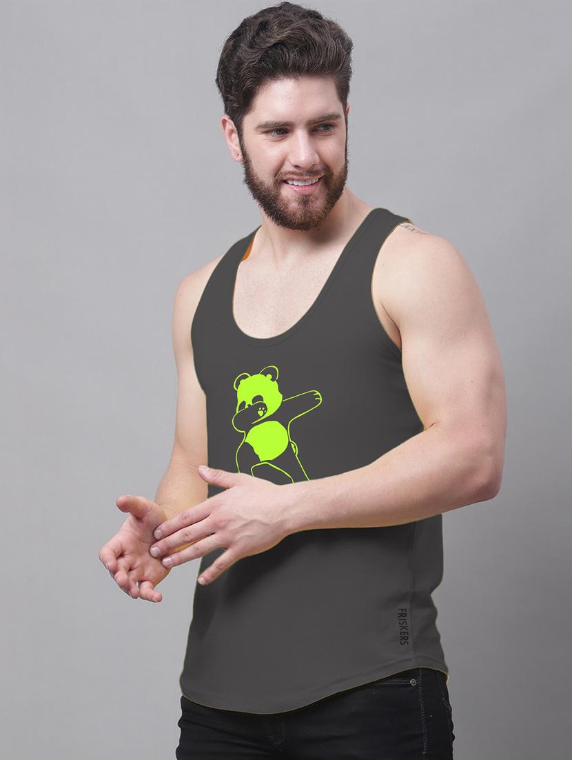 round neck printed vest - 20173814 - Standard Image - 1