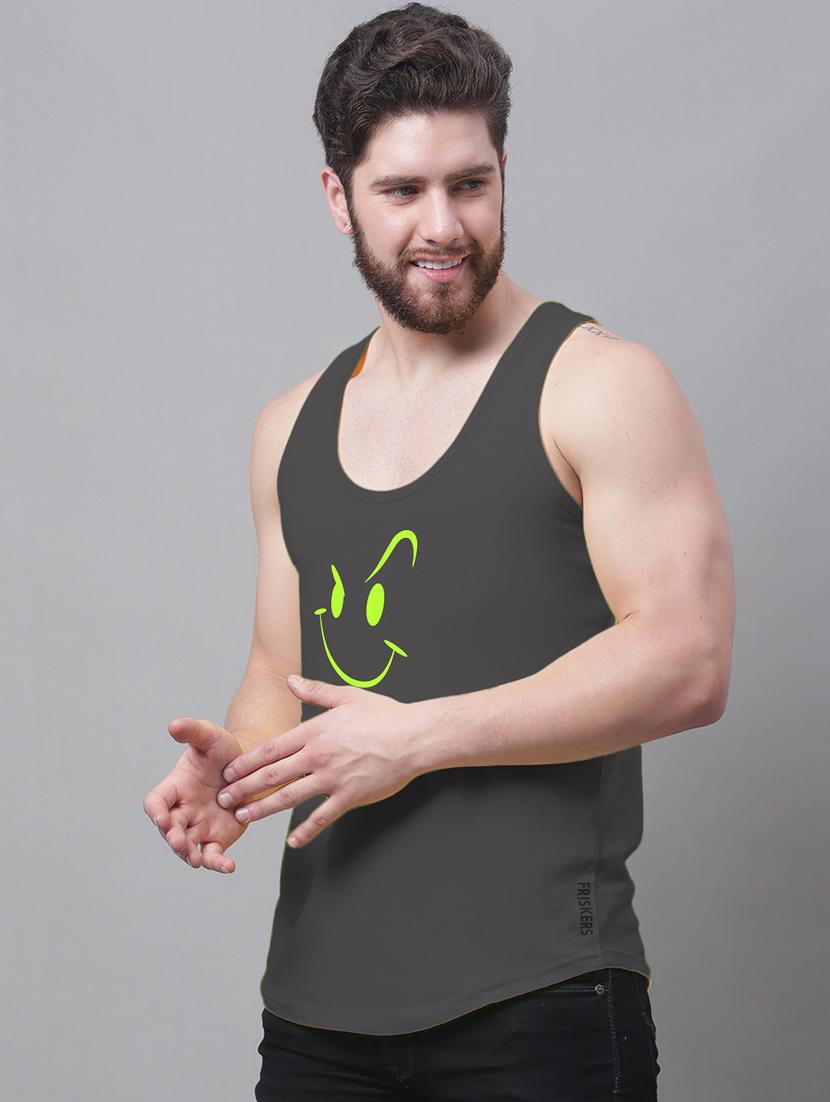 round neck printed vest - 20173818 - Standard Image - 1