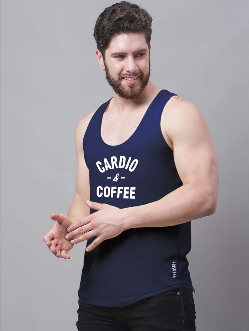 round neck printed vest - 20173838 - Standard Image - 1