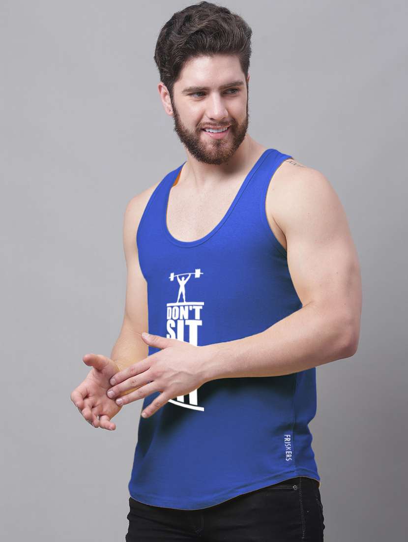 round neck printed vest - 20173859 -  Standard Image - 1