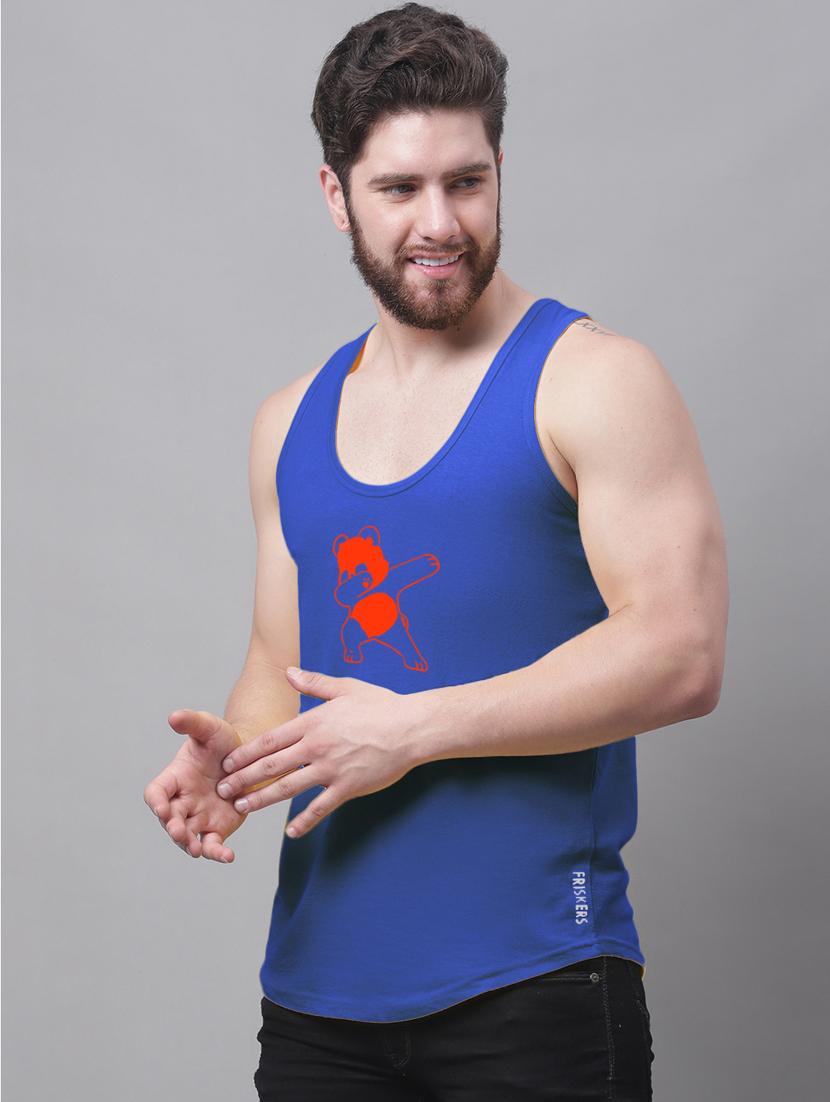 round neck printed vest - 20173868 - Standard Image - 1