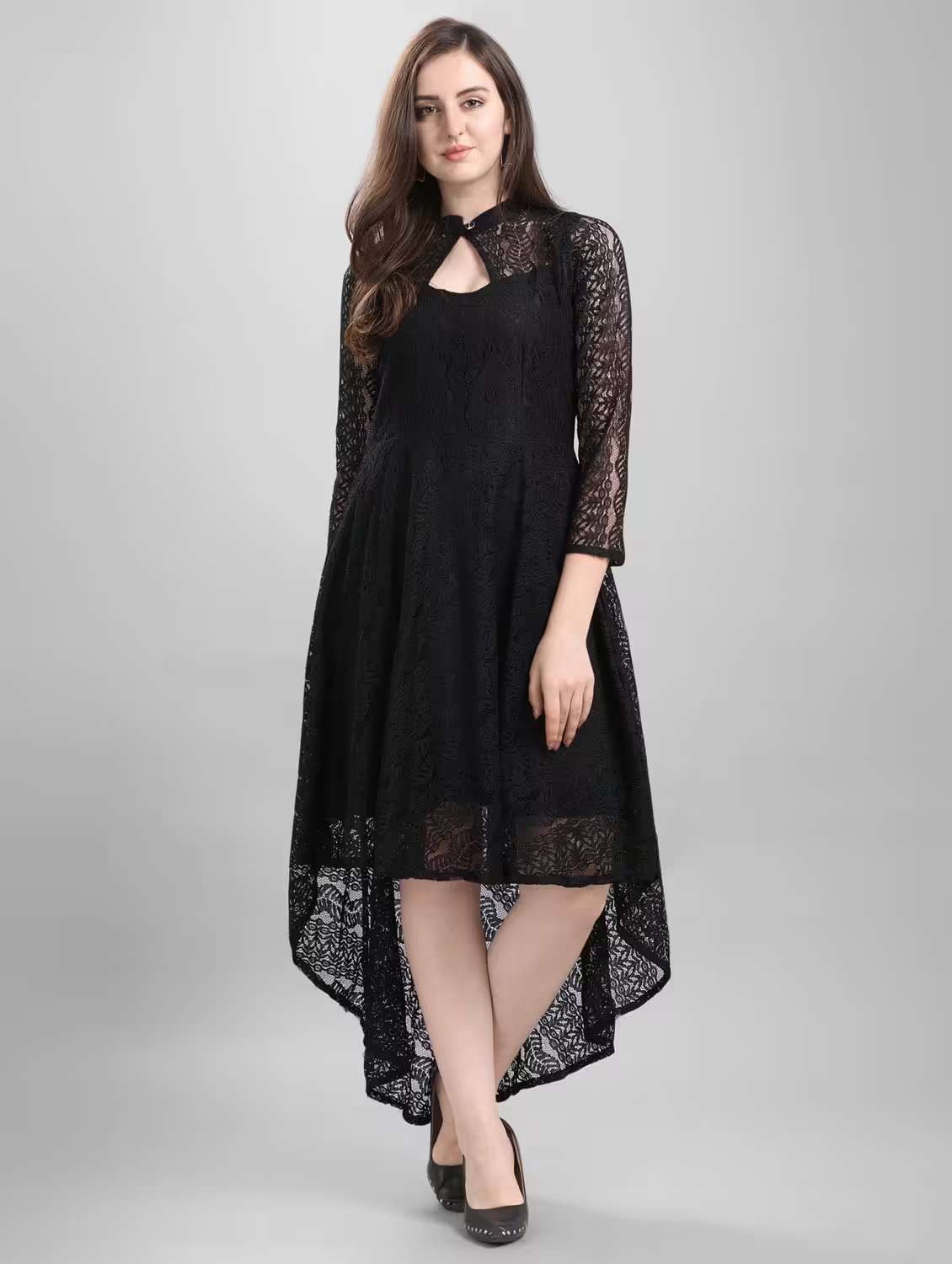 women's high low dress - 20175396 -  Standard Image - 1