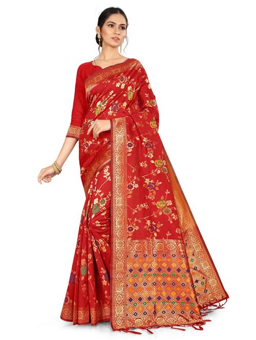 women's banarasi saree with blouse - 20175440 -  Standard Image - 0