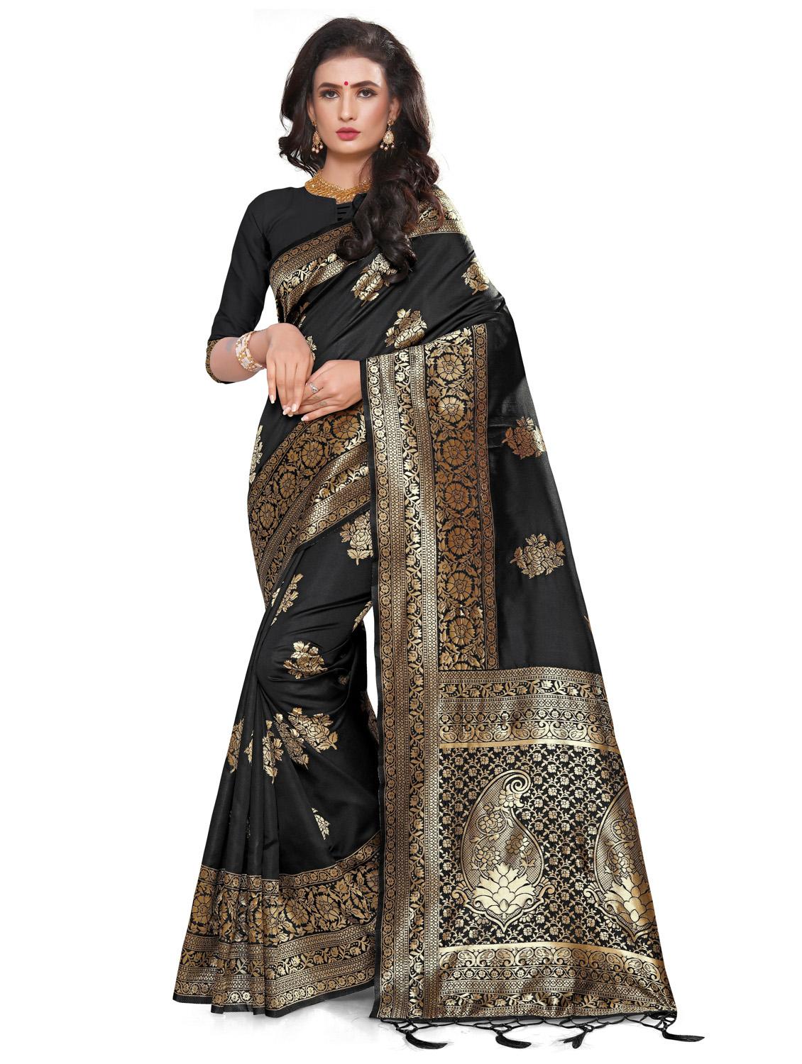 women's banarasi saree with blouse - 20175468 - Zoom Image - 0