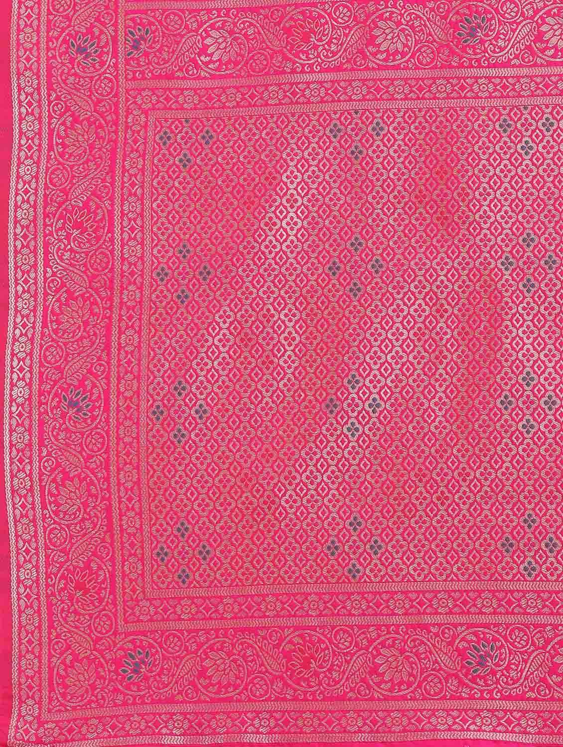 women's banarasi saree with blouse - 20175488 -  Standard Image - 4