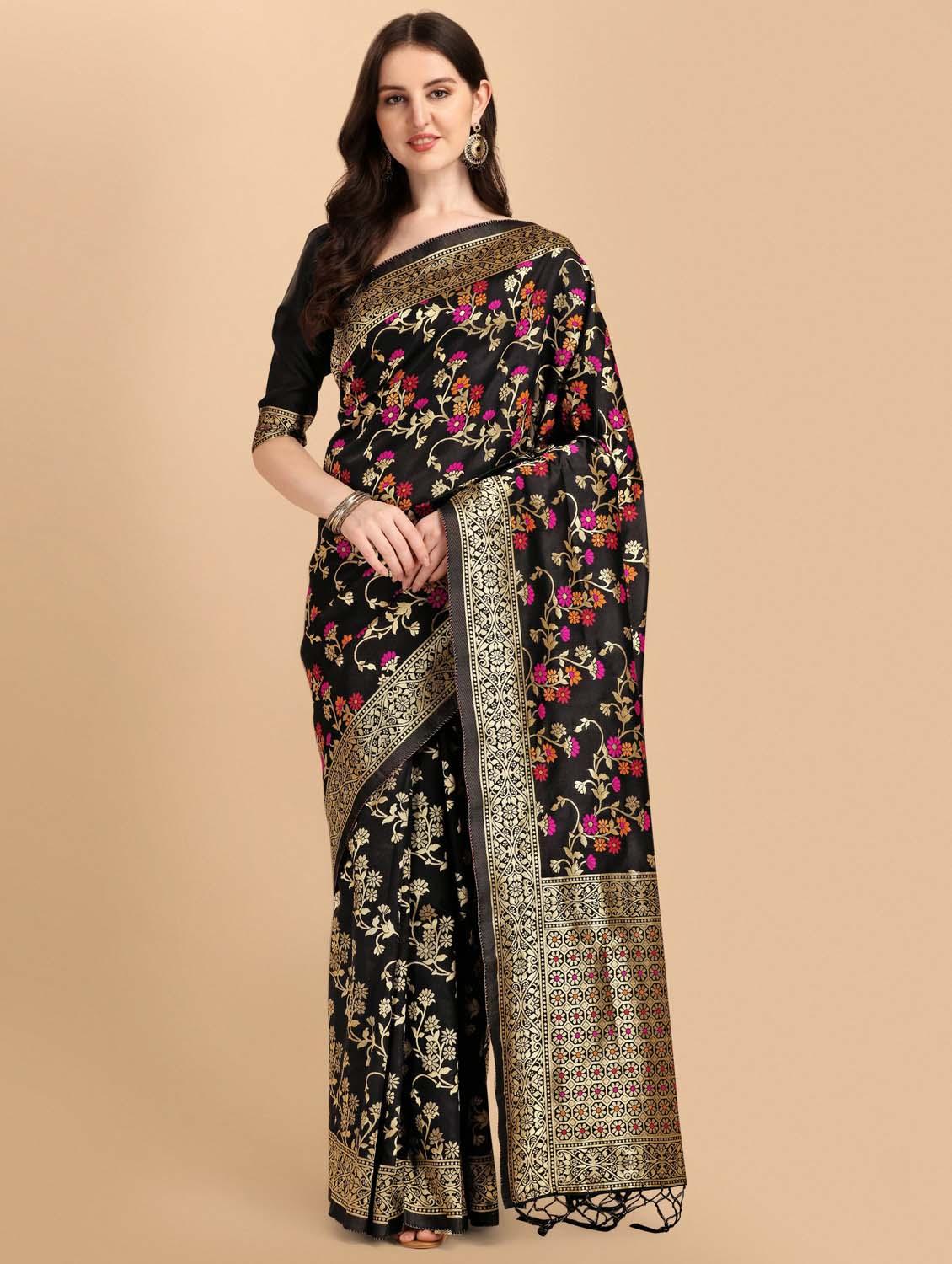 women's banarasi saree with blouse - 20175573 -  Zoom Image - 0