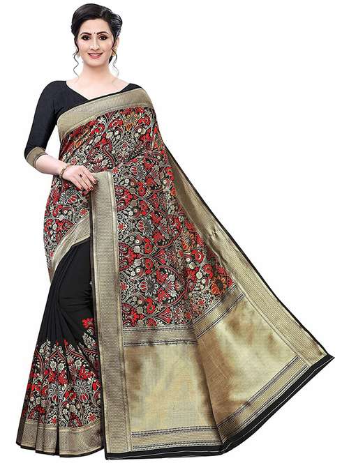 women's banarasi saree with blouse - 20175619 -  Standard Image - 0