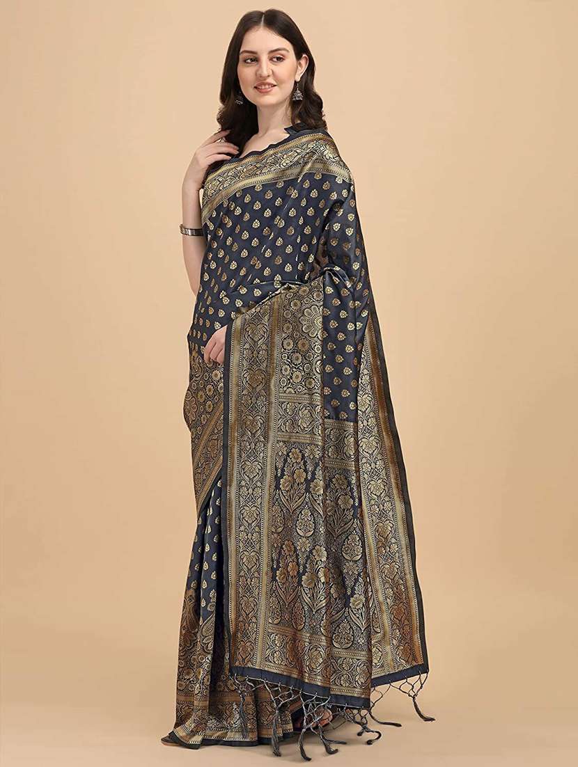 women's banarasi saree with blouse