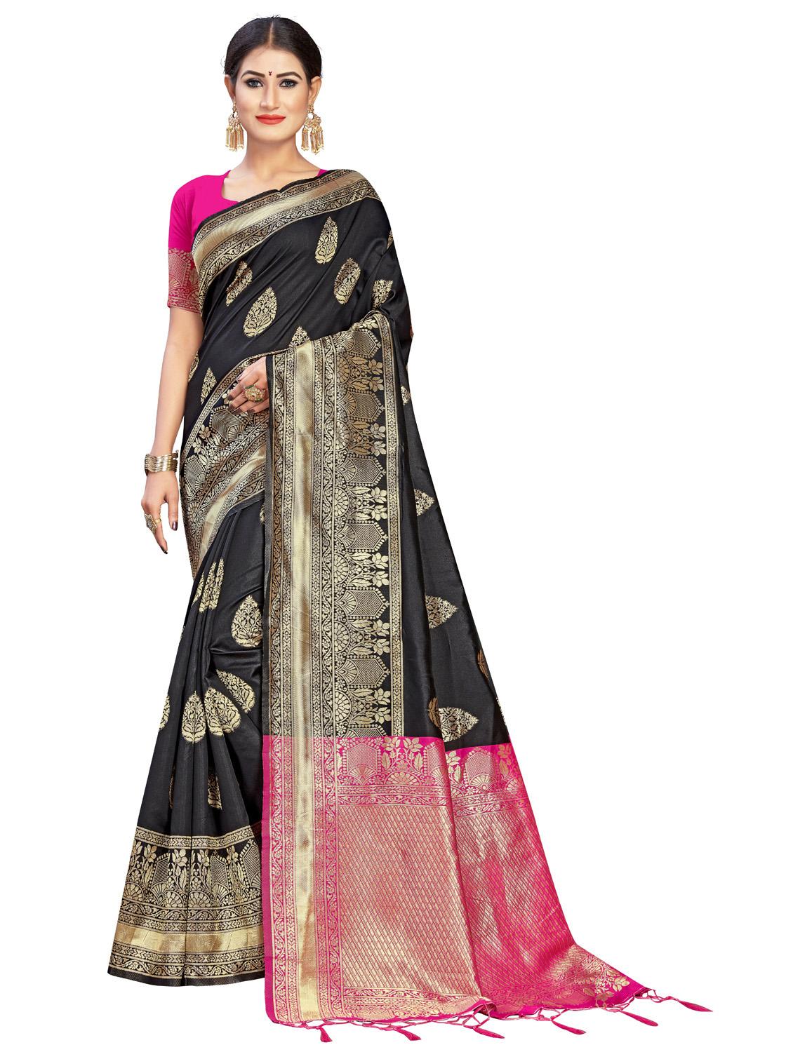 women's banarasi saree with blouse - 20175673 - Zoom Image - 0