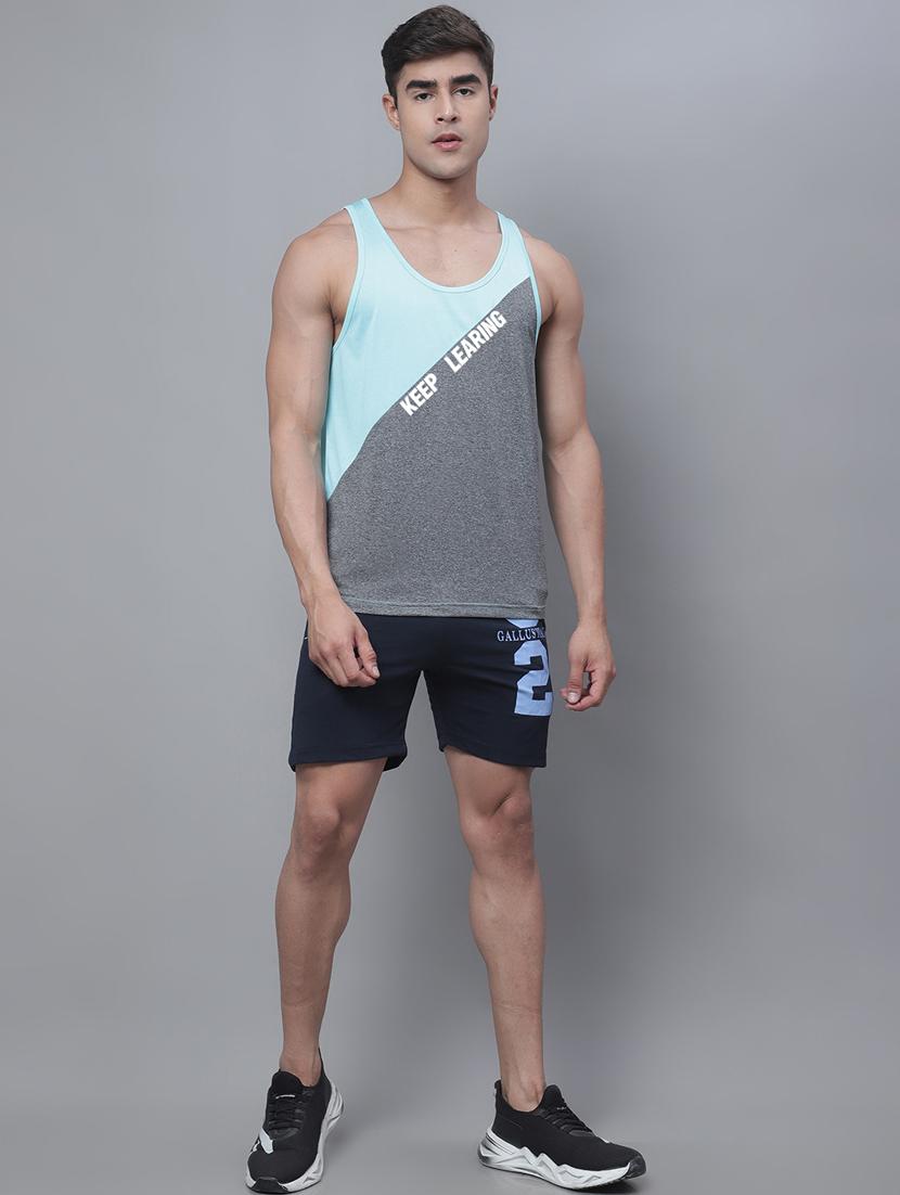 round neck color block vest - 20178475 - Standard Image - 4
