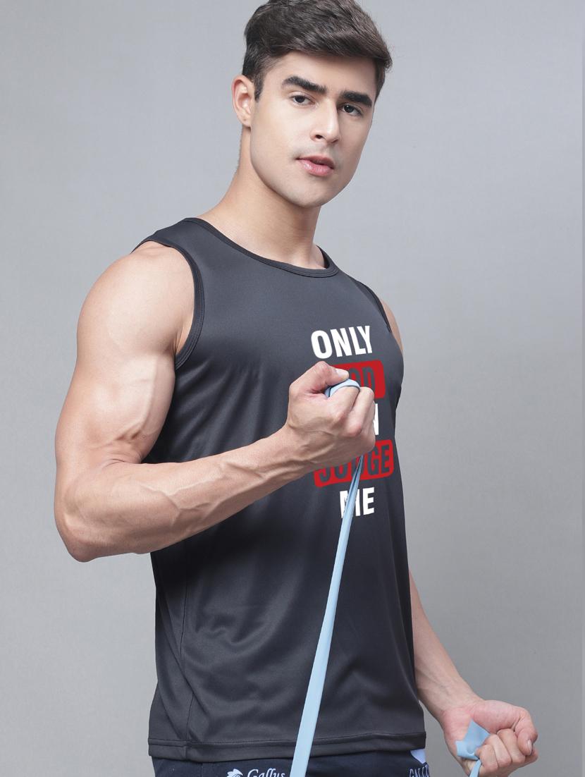 round neck printed vest - 20178516 - Standard Image - 1