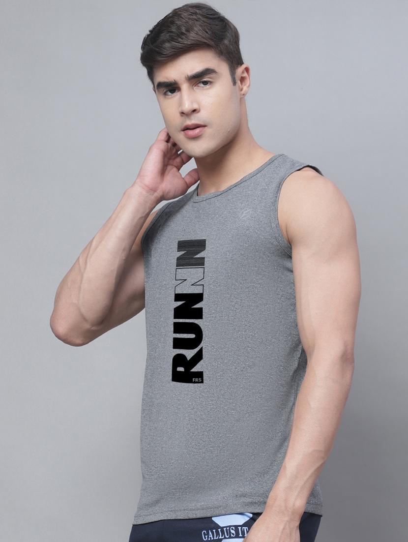 round neck printed vest - 20178519 - Standard Image - 1