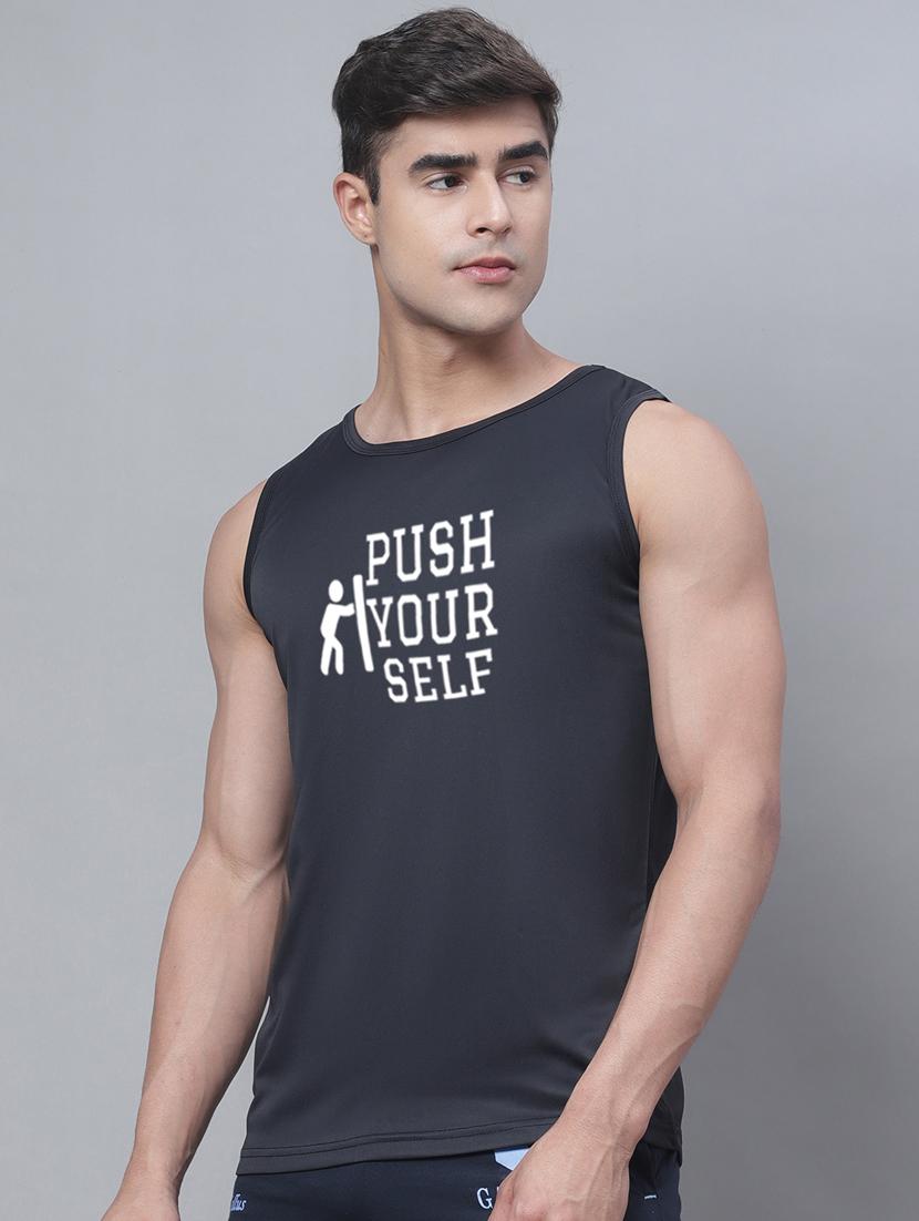 round neck printed vest - 20178520 - Standard Image - 1