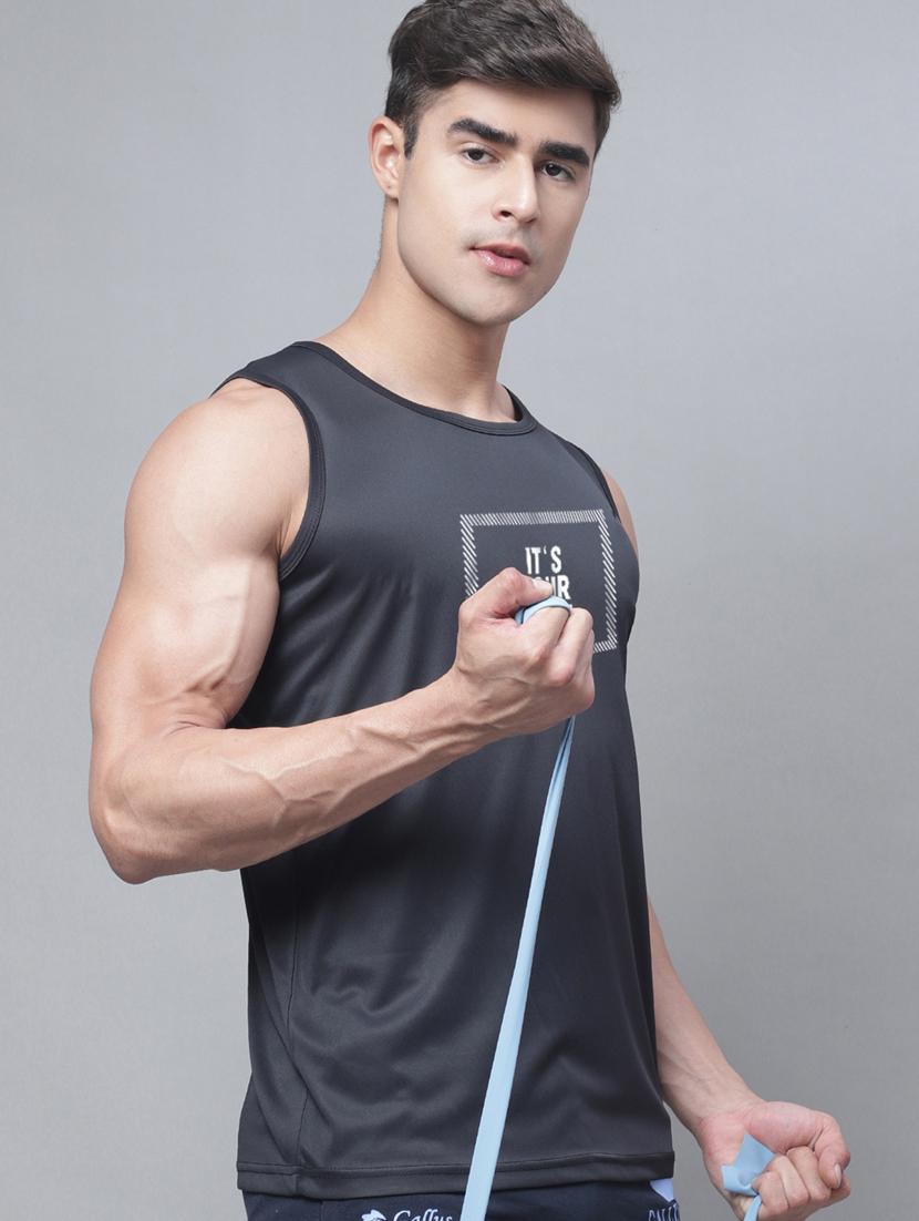 round neck printed vest - 20178523 - Standard Image - 1