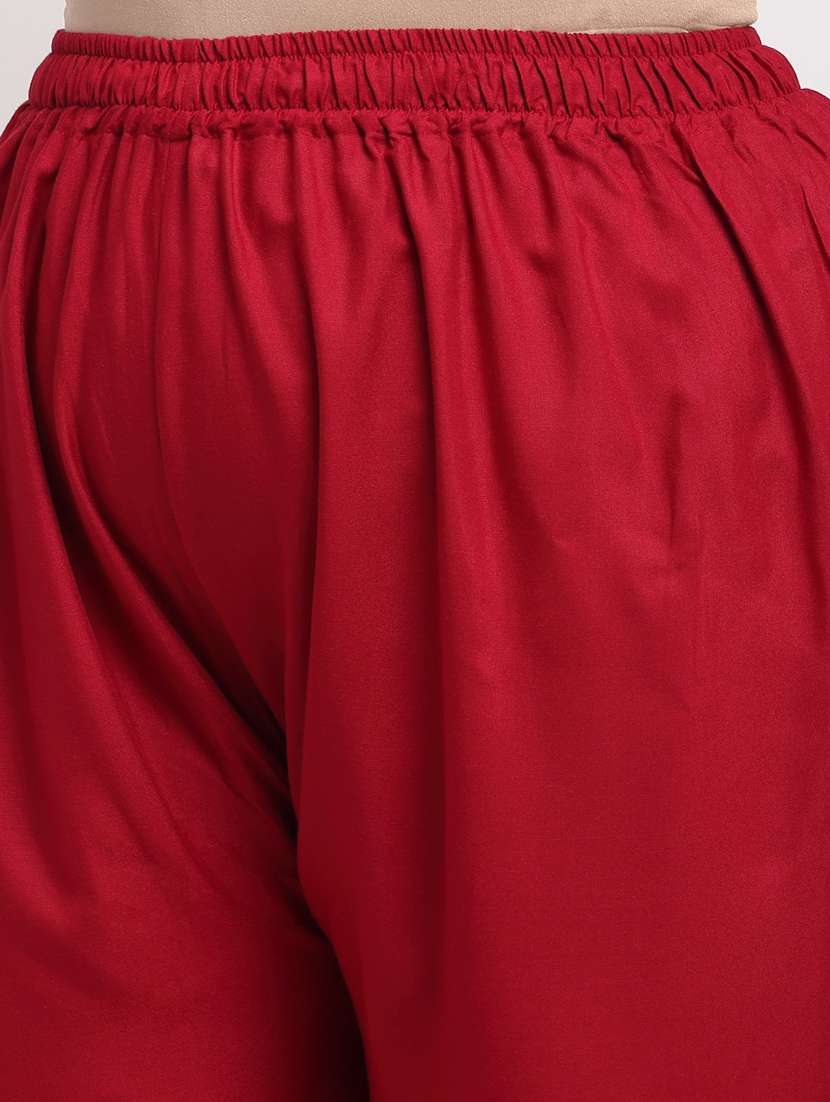 pack of 2 solid flared palazzo - 20179030 -  Standard Image - 6