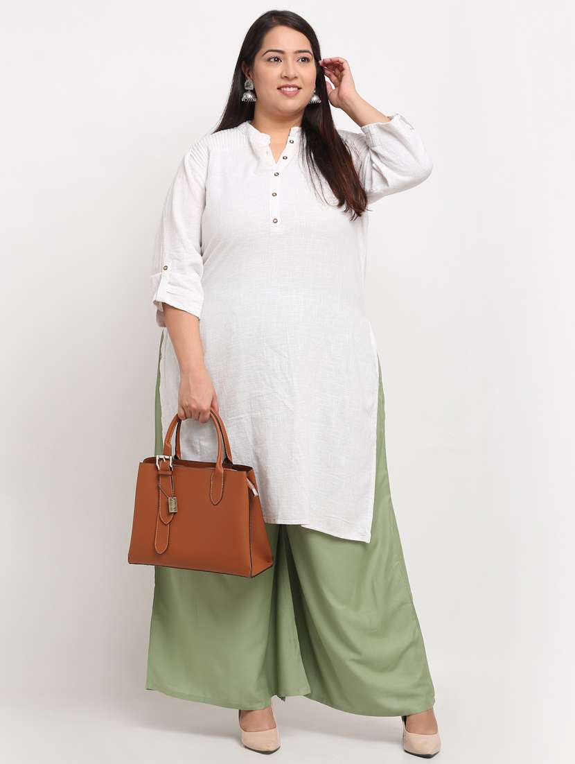 pack of 2 solid flared palazzo - 20179051 -  Standard Image - 4