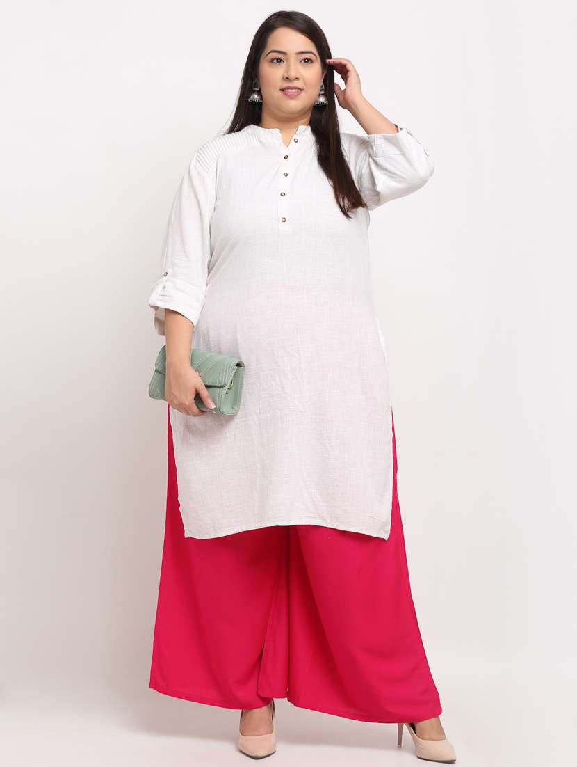 pack of 2 solid flared palazzo - 20179064 -  Standard Image - 4