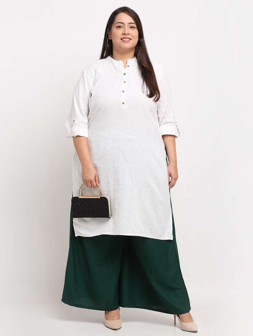 pack of 2 solid flared palazzo - 20179071 -  Standard Image - 6