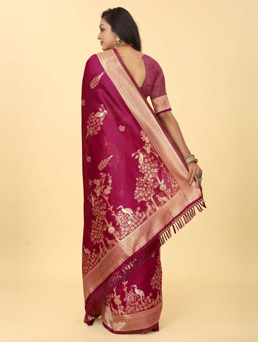 women's banarasi saree - 20182112 - Standard Image - 1