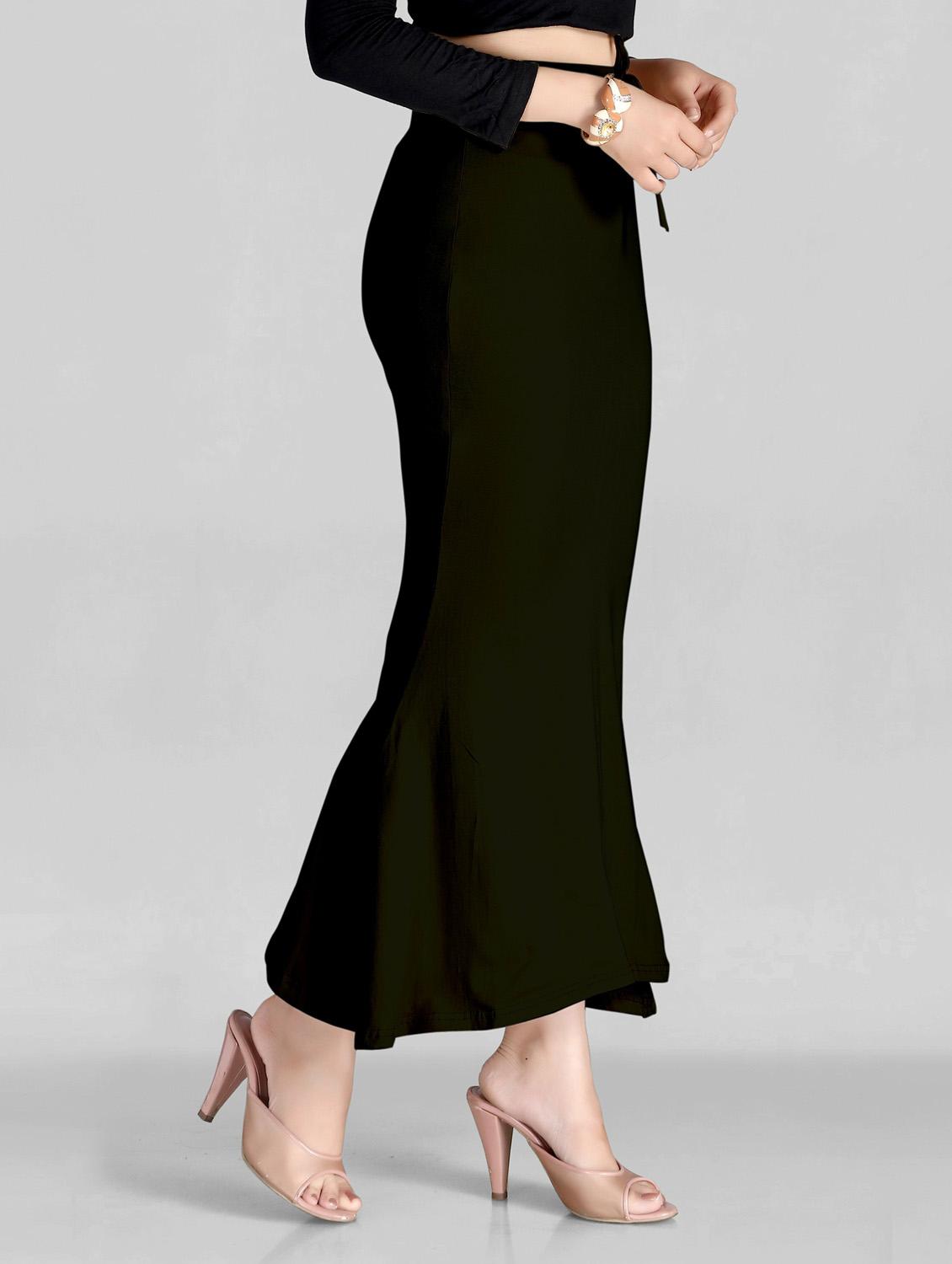 solid fish cut saree shapewear - 20183305 - Standard Image - 1