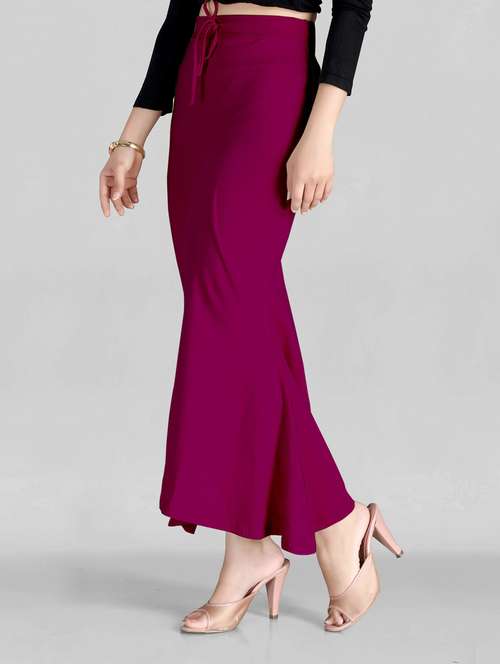 solid saree shapewear 