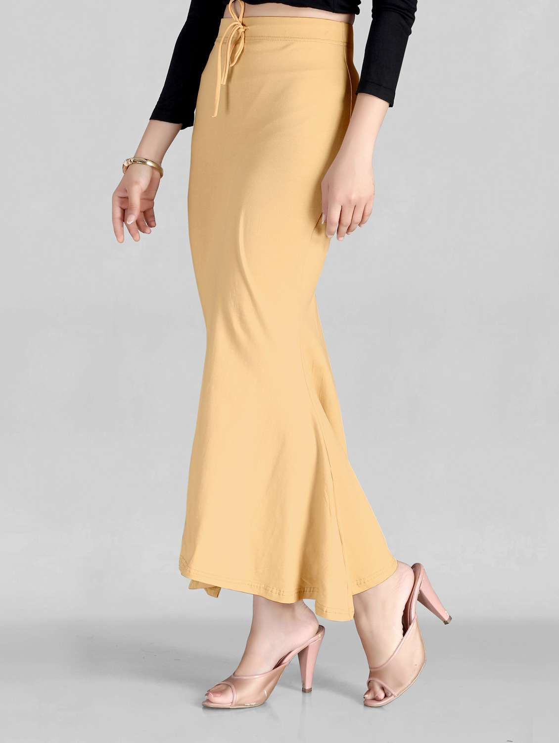 solid saree shapewear 