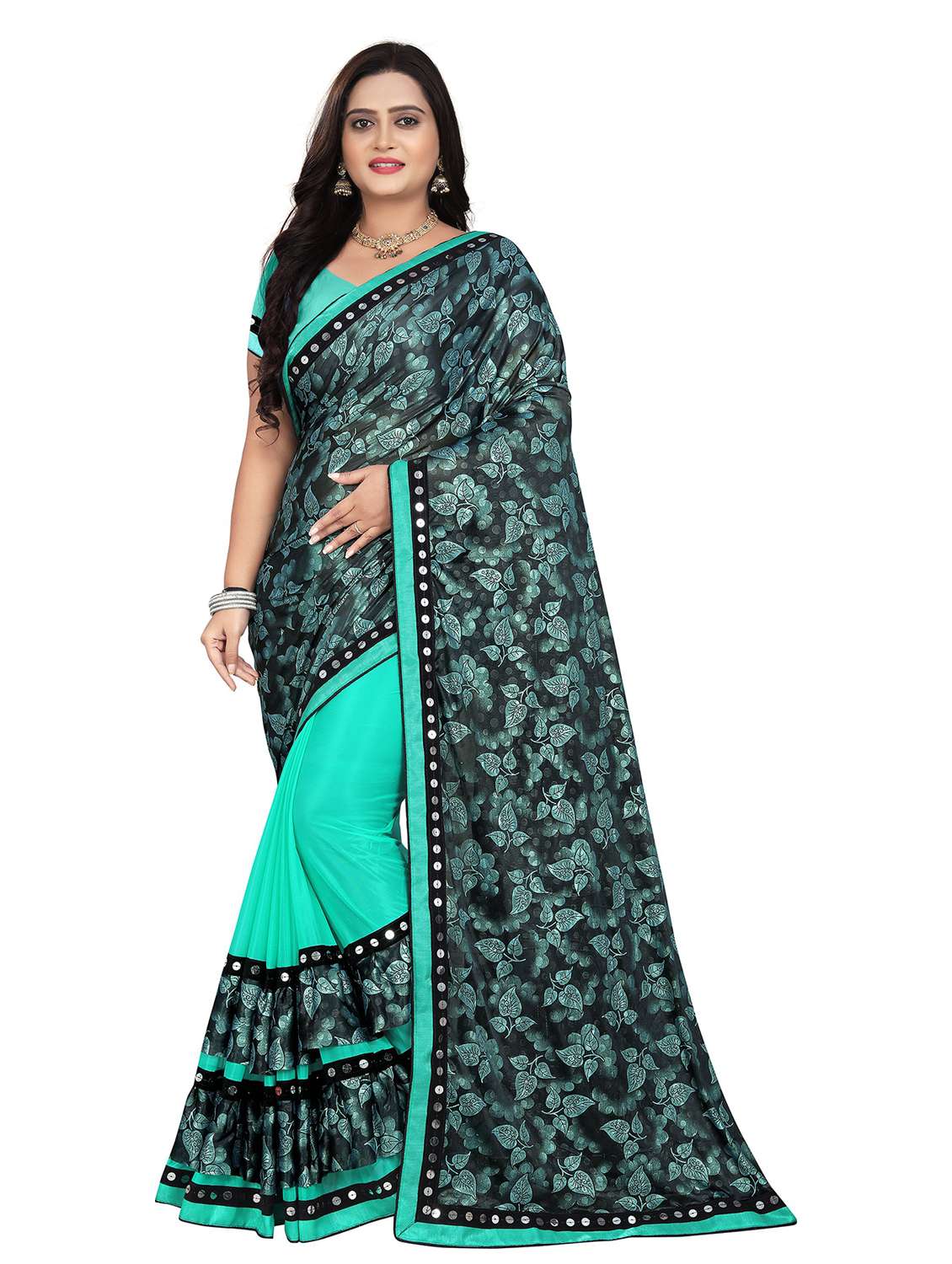 women's self design multi colored saree with blouse - 20183615 -  Standard Image - 1