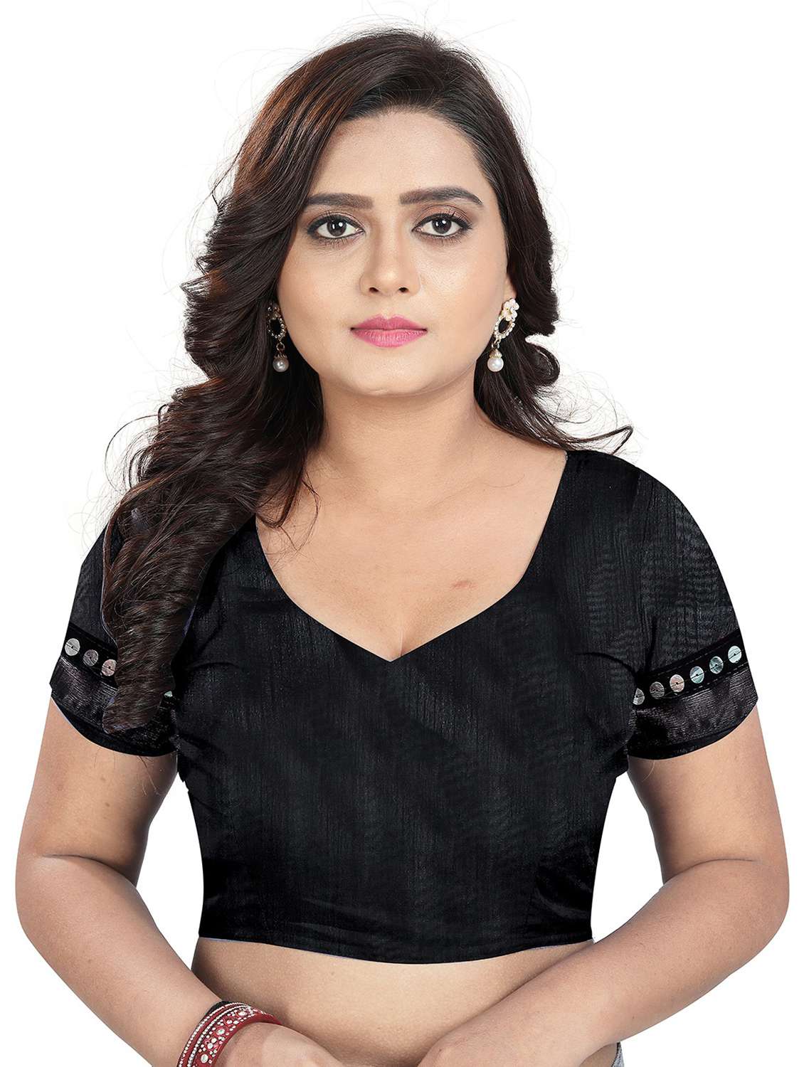 women's self design multi colored saree with blouse - 20183615 -  Standard Image - 4