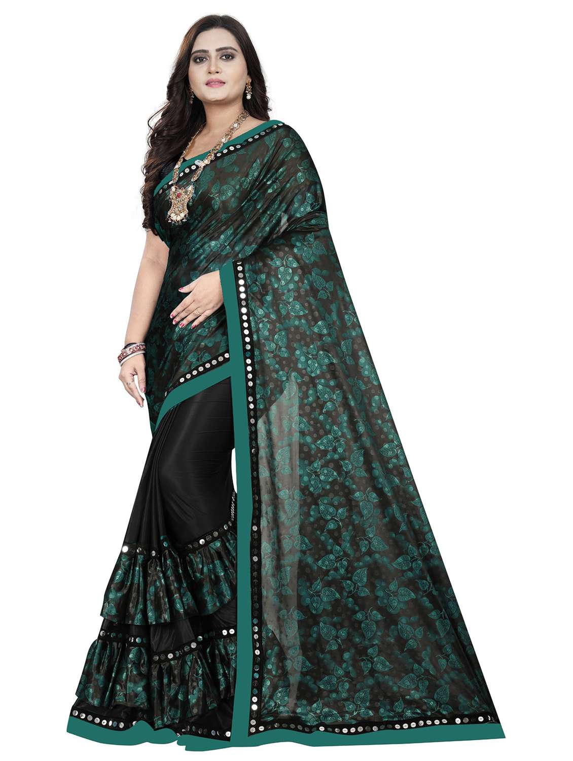 women's saree combo with blouse - 20183634 -  Standard Image - 1