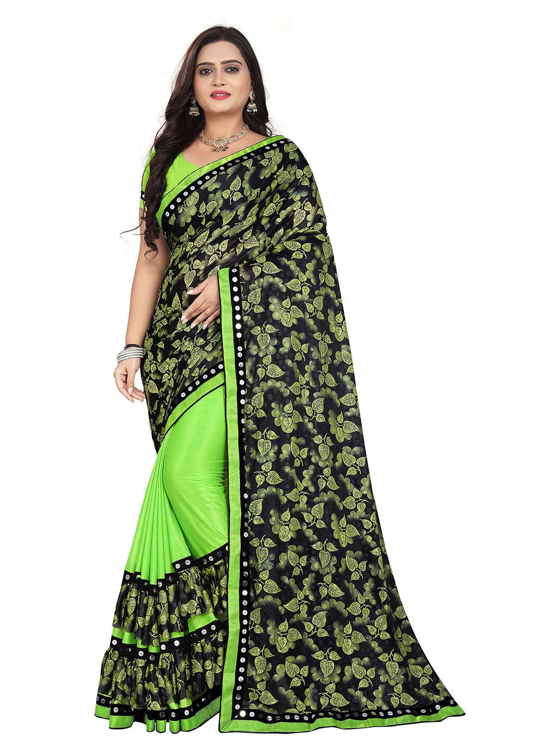 women's saree combo with blouse - 20183638 -  Standard Image - 1