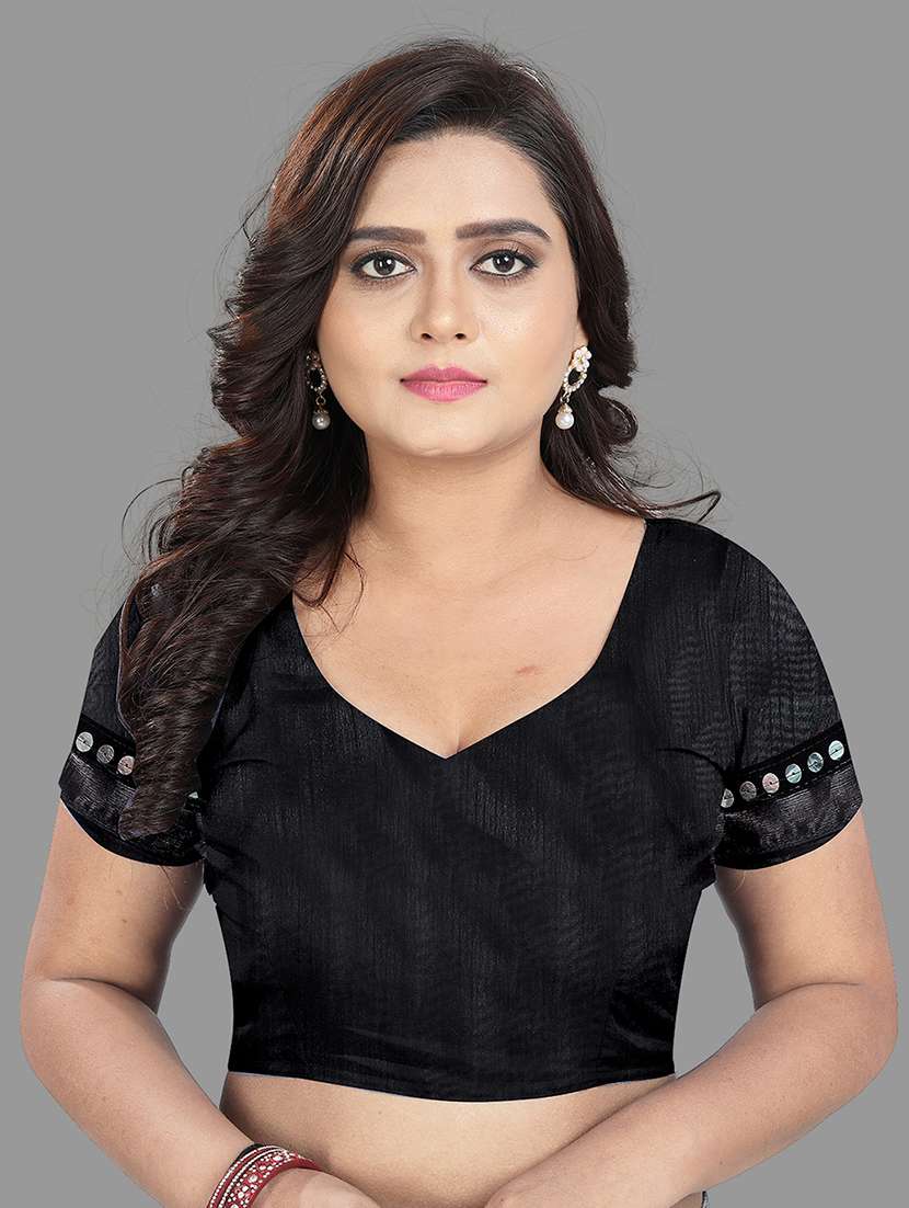 Women's Embellished Saree With Blouse - 20183639 -  Standard Image - 4