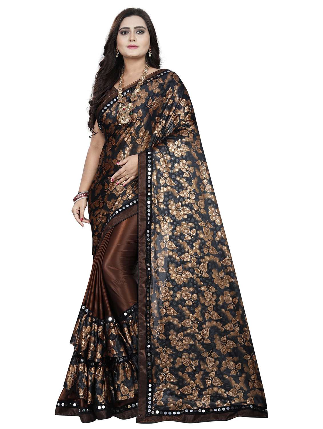 women's saree combo with blouse - 20183652 -  Standard Image - 1