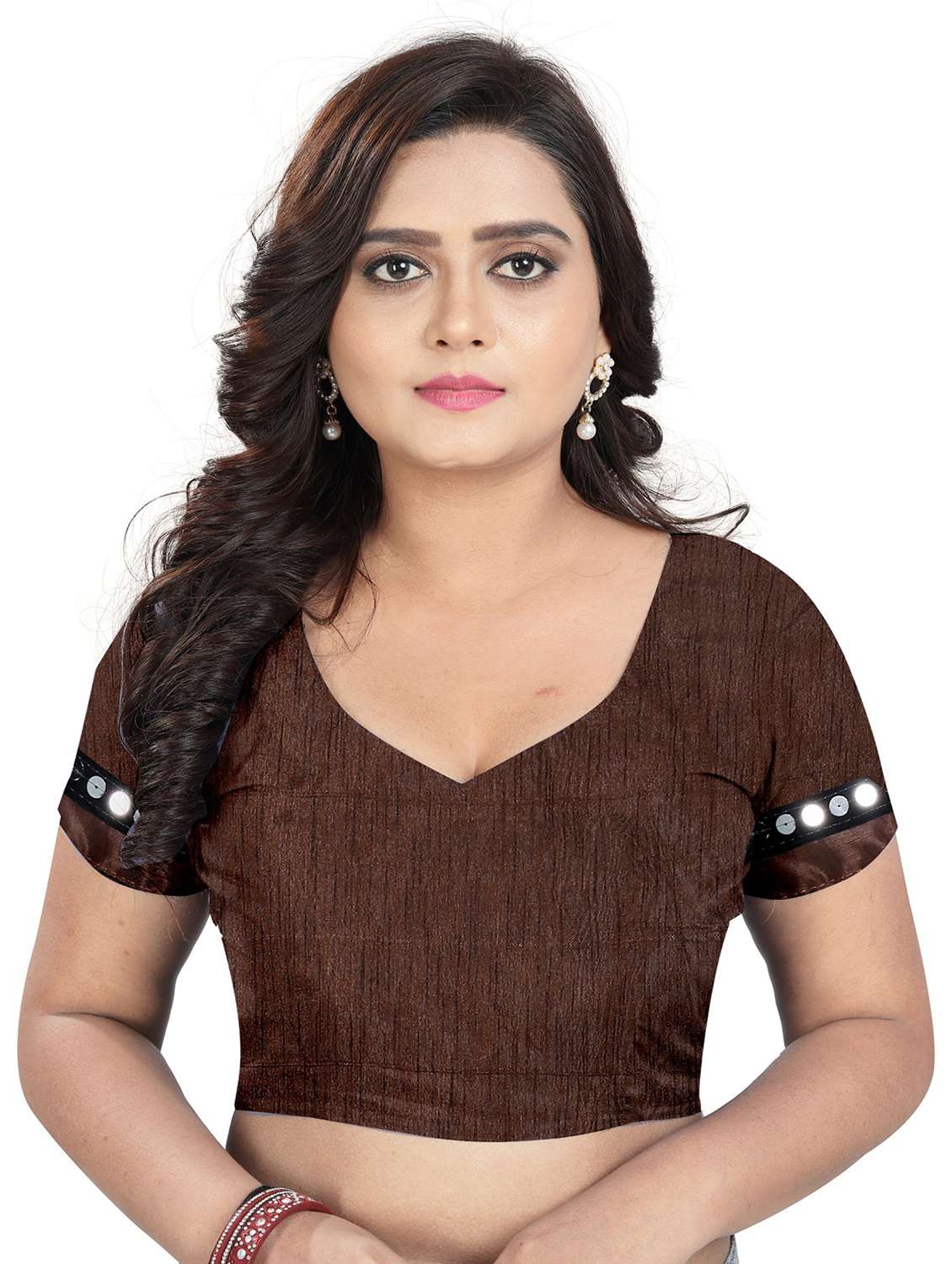 women's saree combo with blouse - 20183652 -  Standard Image - 4