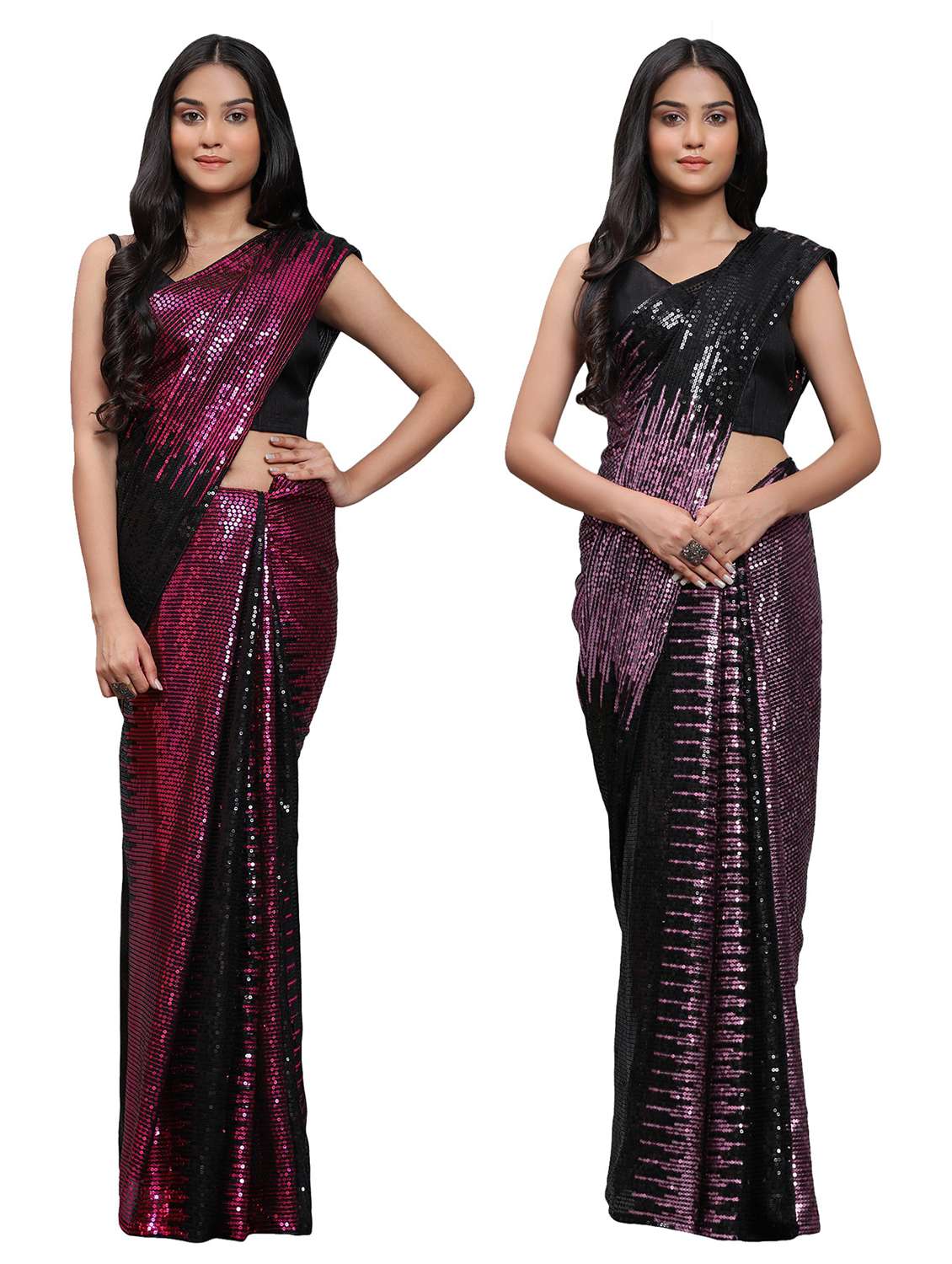 women's saree combo with blouse