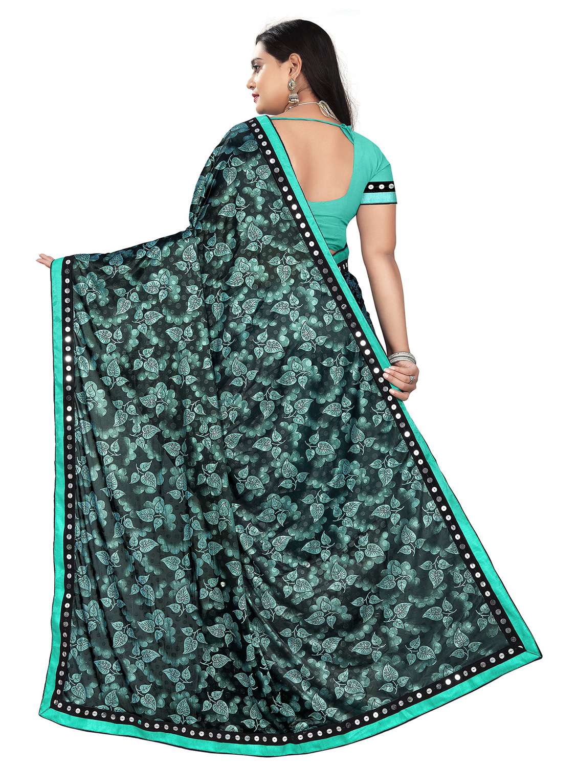 women's self design multi colored saree with blouse - 20183728 -  Standard Image - 4