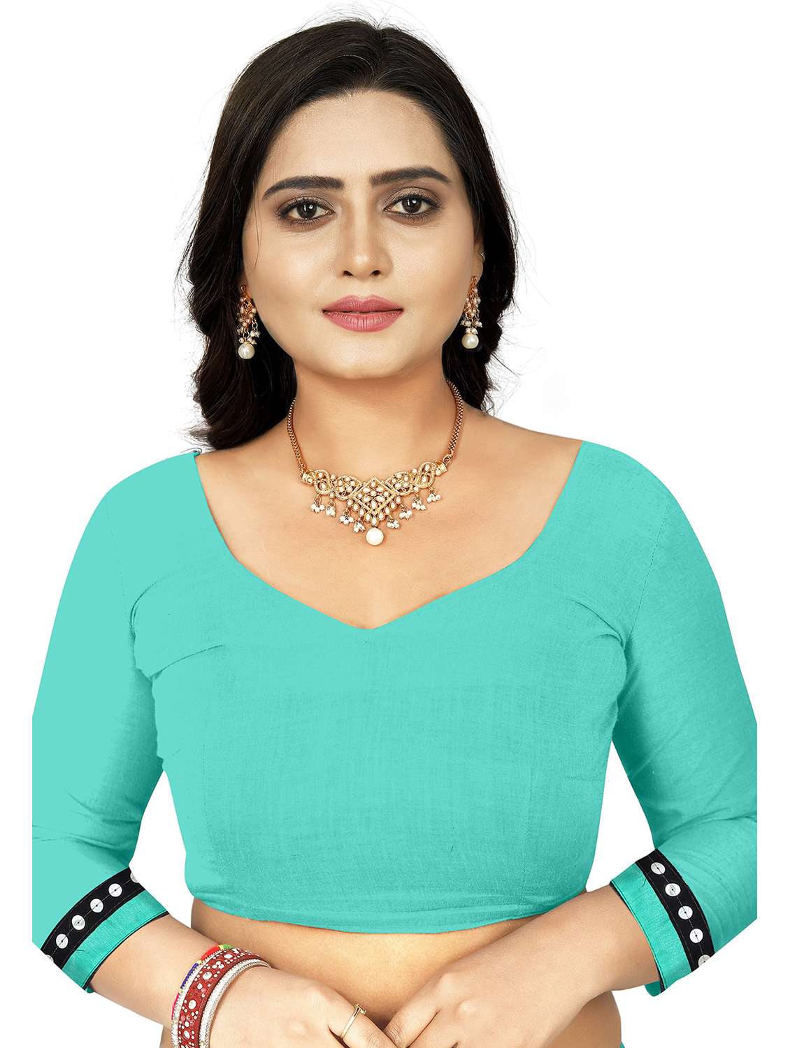 women pack of 2 multi color saree with blouse - 20183734 -  Standard Image - 4