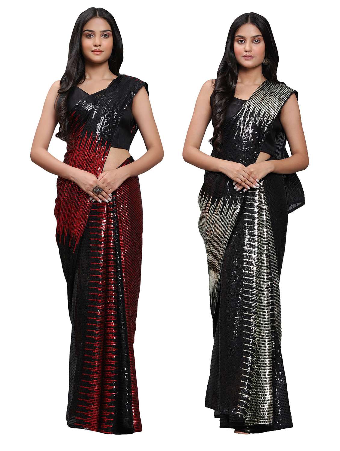women's saree combo with blouse
