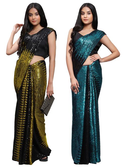 women's saree combo with blouse - 20183744 -  Standard Image - 0