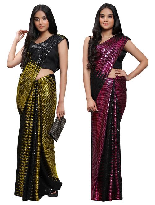 women's saree combo with blouse - 20183746 - Standard Image - 0