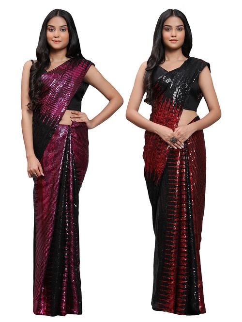 women's saree combo with blouse - 20183748 -  Standard Image - 0