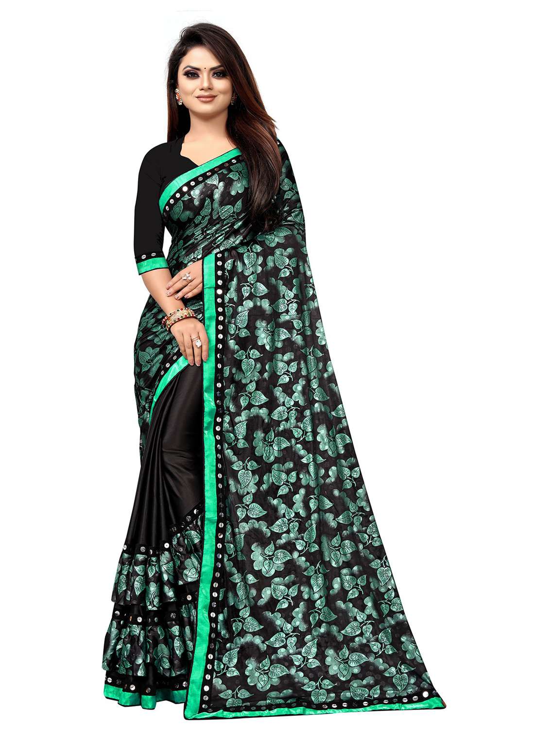 women's saree combo with blouse - 20183779 -  Standard Image - 1