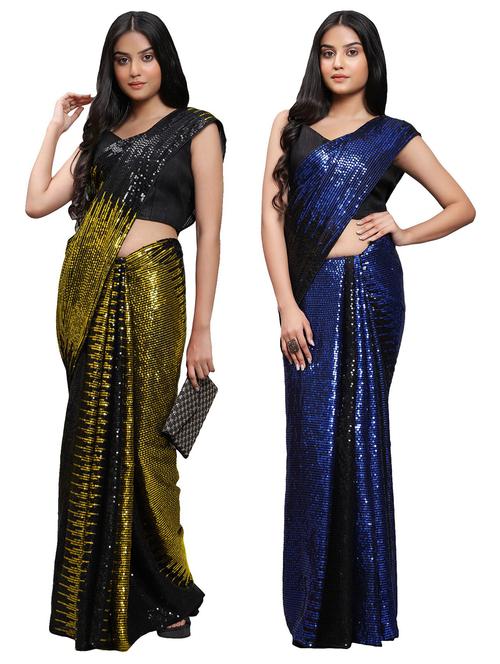 women's saree combo with blouse - 20183834 - Standard Image - 0