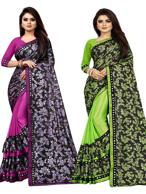 women's saree combo with blouse - 20183841 -  Standard Image - 0