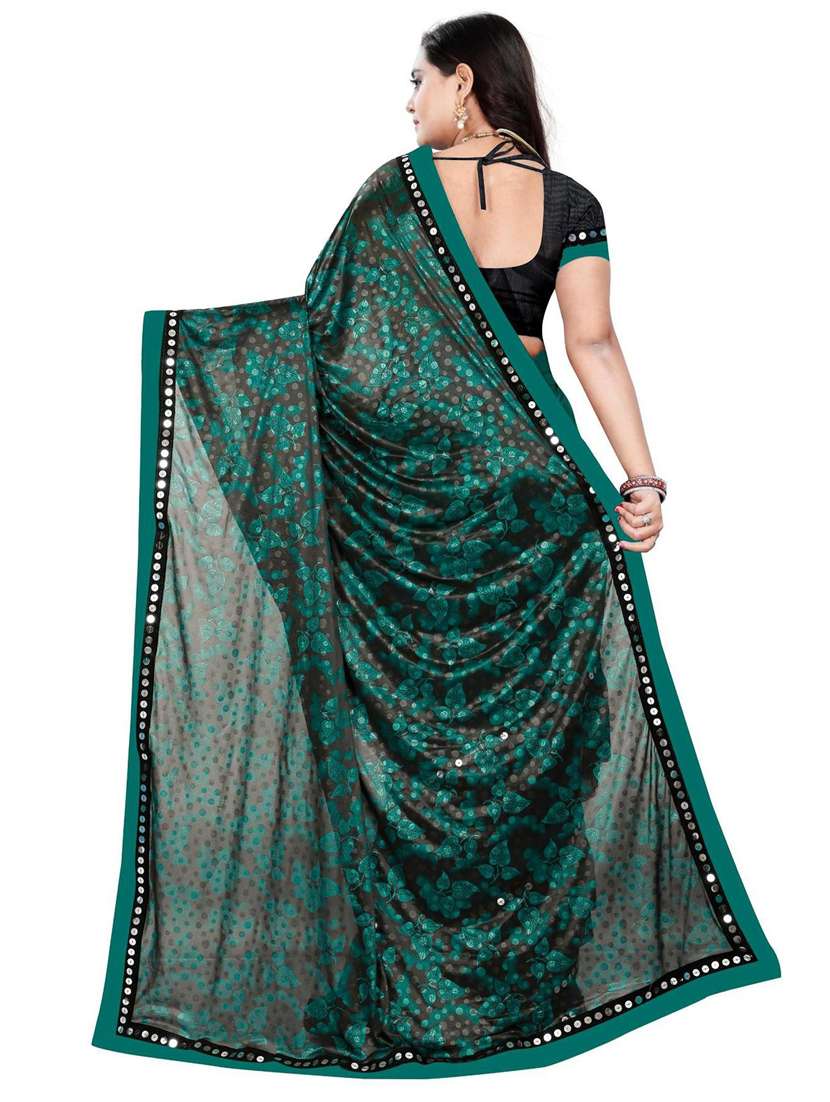 women's saree combo with blouse - 20183947 -  Standard Image - 4
