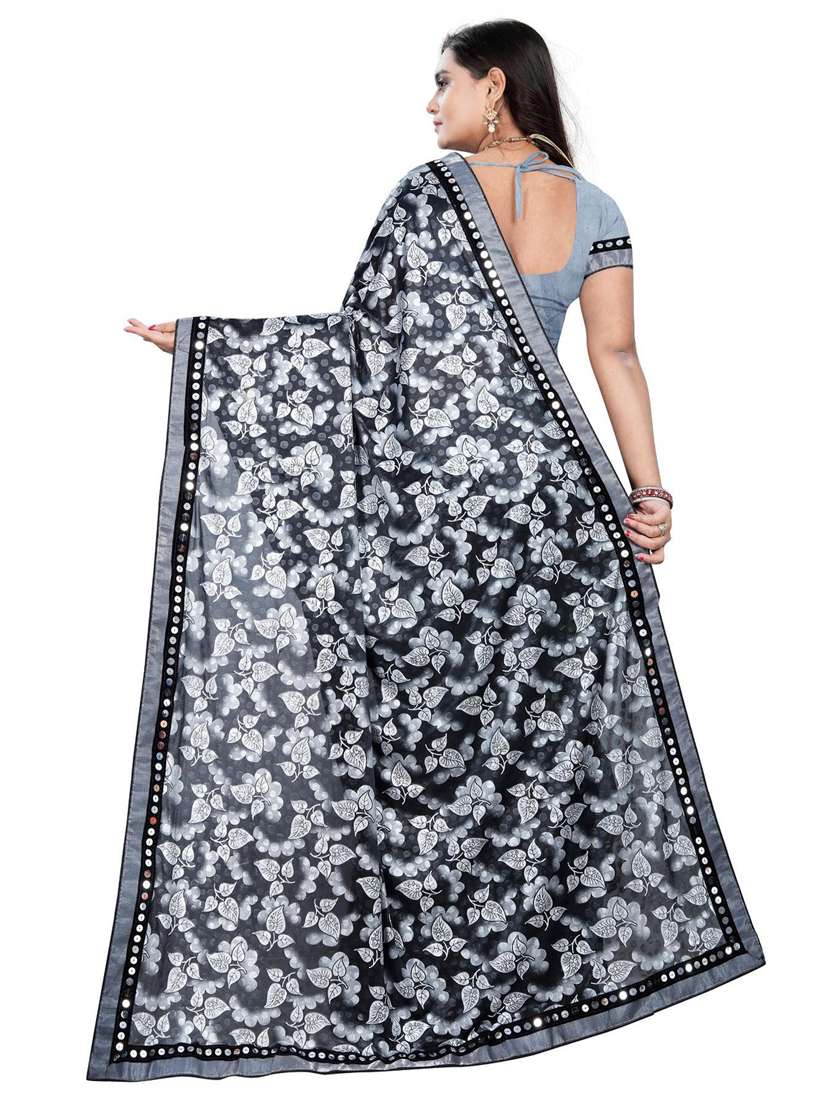 women's saree combo with blouse - 20183961 -  Standard Image - 4